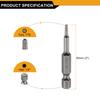1/3/5pcs TT6-TT50 Security Torx Head Screwdriver Bit 1/4" Hex Shank Magnetic Tamper Proof 6 Point Star Screw Driver Drill Bits
