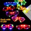 Luminous Star Shape Led Glasses for Kids Birthday Halloween Christmas Parties Bar Party Neon Colorful Light Up Eyeglasses