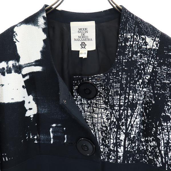 MODE SALON DE NOBUO NAKAMURA Overall handle Long sleeve one piece ribbon Women Used