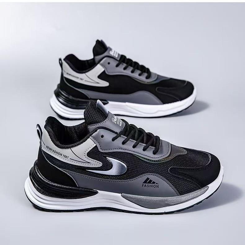 Spring New Mesh Breathable Running Shoes Student Outdoor Platform Comfortable Men's Shoes Sports Shoes