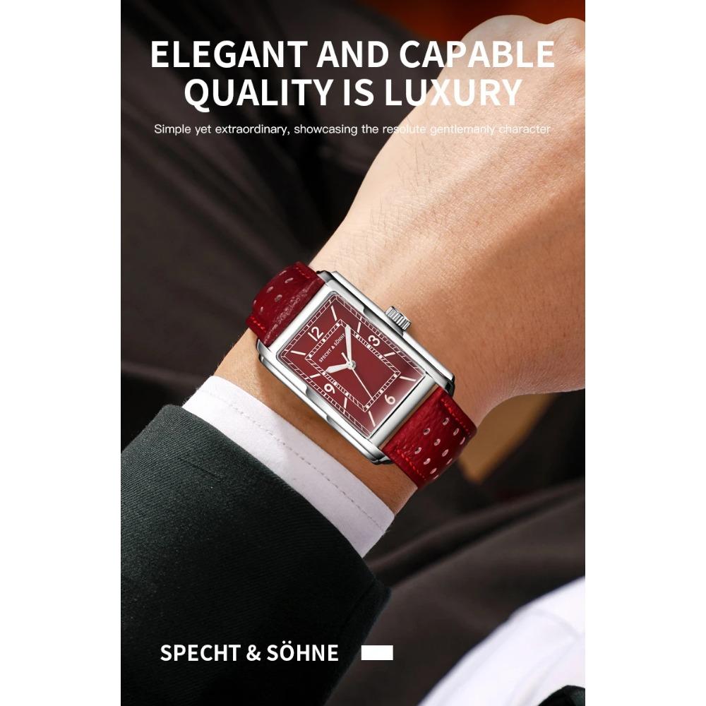 2025 Neue Mode Quadratische Uhr Damenuhren Ultradünnes VH31 Uhrwerk Lässige Herrenuhr Graue Farbe Reloj Hombre 28MM