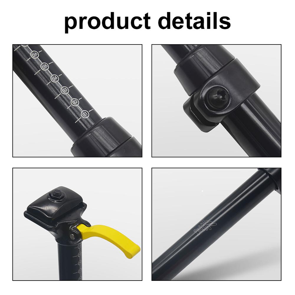 Mi.xim 30,9 mm dviračio lašintuvas sėdynės stulpelis rankiniu būdu valdomas dviračio sėdynės vamzdis 100 mm reguliuojamo aukščio