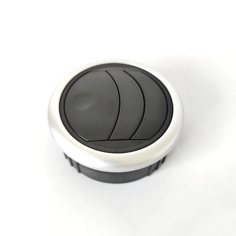 Knob Style Round Air Outlet Vent For Bus RV Car Boat Dashboard 360 Degree Rotation Air Cooling Part