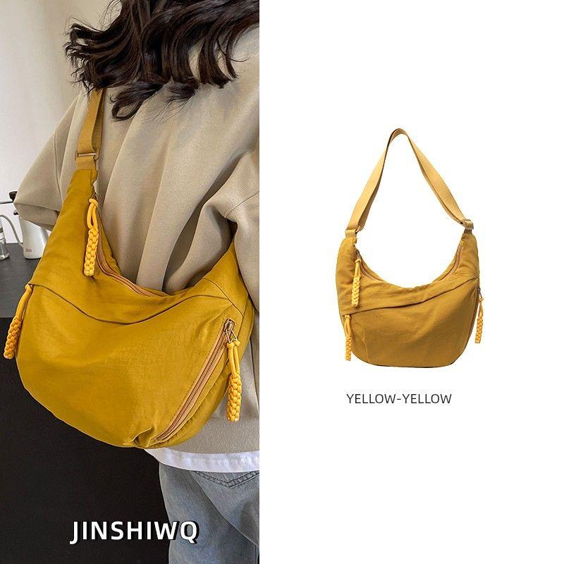 Japan Import Muj Crossbody Bag Dumpling Bag Women's Versatile Single-Shoulder Bag Large Capacity Sports Lightweight Small Bag