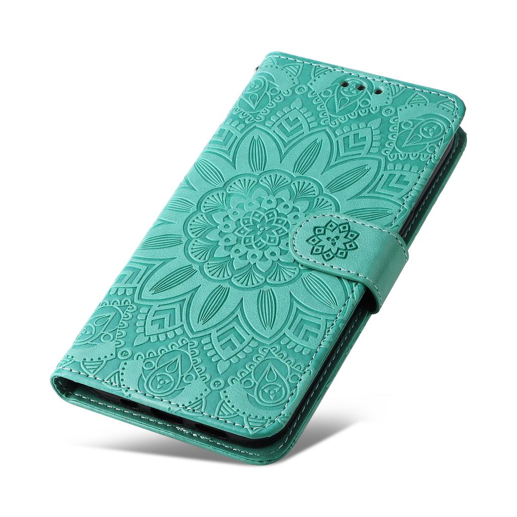 For OnePlus Nord 4 Case Sunflower Imprint Leather Wallet Phone Cover