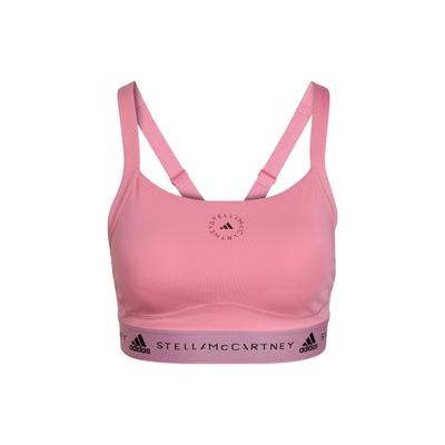 X Colaboración Stella McCartney Sujetador Deportivo Sólido de Entrenamiento de Intensidad Media Ropa Interior para Mujer Rosa HD9099