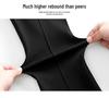 Women's Black High-Waisted Slimming Micro-Flare Pants with Slit - Summer 2025 Collection