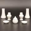 Shinto altar craftsman 7-piece set (large) 2 plates / 1 water drop / 2 bottles / 2 sakaki stand Ceramic Shinto altar set 7-piece set (large)