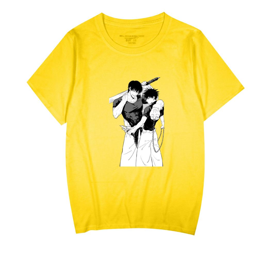 T-shirt Homme Mode Personnage de Dessin Animé Jujutsu Kaisen Imprimé Anime T-shirts Femme T-shirt Été Décontracté Manches Courtes Hauts