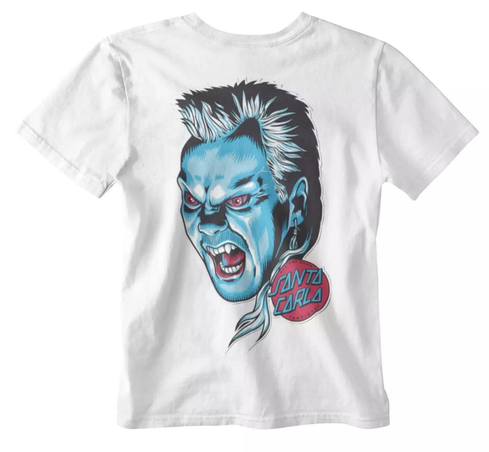 LOST BOYS T-SHIRT BLUE FACE HORROR TV MOVIE POSTER UNISEX FREE POST RETRO Unisex T-Shirt S