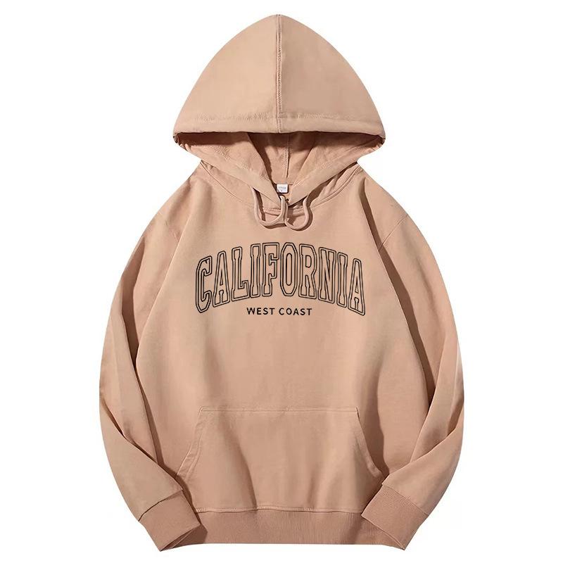 Unisex Casual Letter Print Spring/Autumn Hoodie