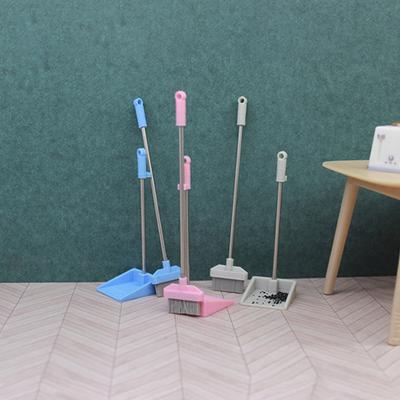 Dollhouse Miniature Broom Dustpan Kit Doll Home Cleaning Tools Decor Toy Micro Life Scene Decoration Props 1 12 Kid Friendly Entertaining Fun Play