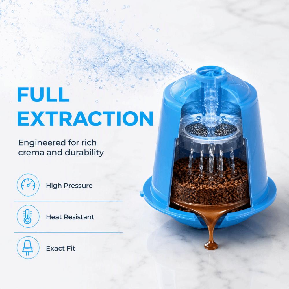 304 Stainless Steel Coffee Capsule Filter Cup Reusable Coffee Filter Pods  Kitchen Use