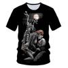 Men T Shirt Spirit Anime 3D Fluorescent Angel Print T Shirt Unisex-Adult Hipster 3D T Shirts
