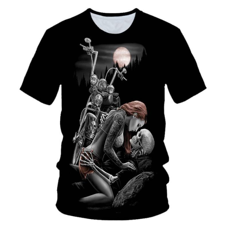 Men T Shirt Spirit Anime 3D Fluorescent Angel Print T Shirt Unisex-Adult Hipster 3D T Shirts