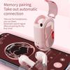 Cross-border new creative rotary K520 Bluetooth headphones Love TWS 5.3 wireless earphones Deformable earphones