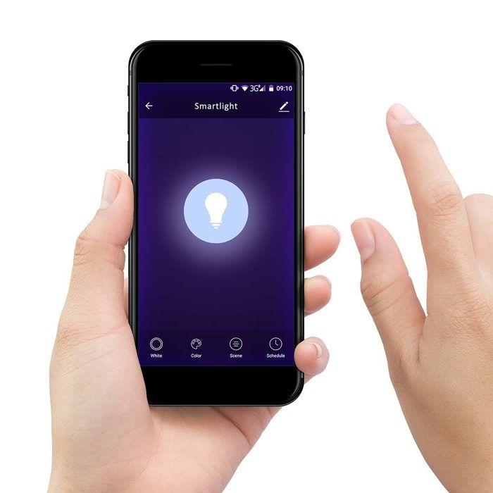 Lampe LED - ALECTO - SMARTLIGHT110 - 7W - Wi-Fi - Dimmable - E27