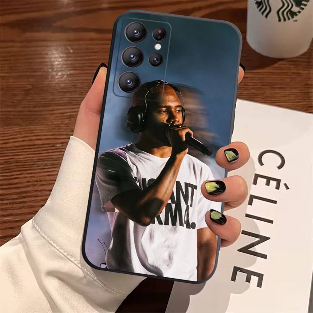 

F-Frank Singer Ocean Case For Samsung Galaxy Case S25 S23 S22 S21 S30 S20 S10 Ultra Plus FE TPU Soft Cover Samsung S23 5G