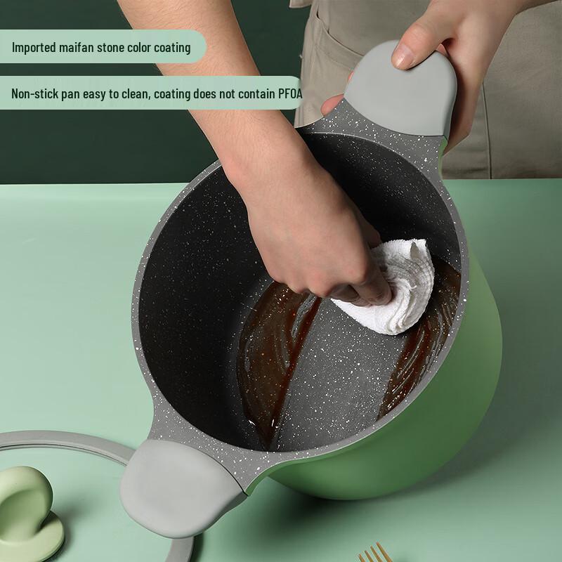 Cooker King Bamboo Green Stone Non-Stick Soup Pot