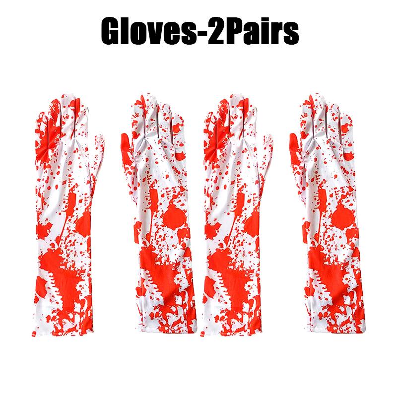 Halloween Cosplay Nurse Costume Socks Bloody High Stockings Women Stockings Blood Stained High Socks Halloween Over Knee Socks
