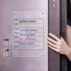 Acrylic Magnetic Calendar Fridge Calendar Message Board Monthly Weekly Calendar