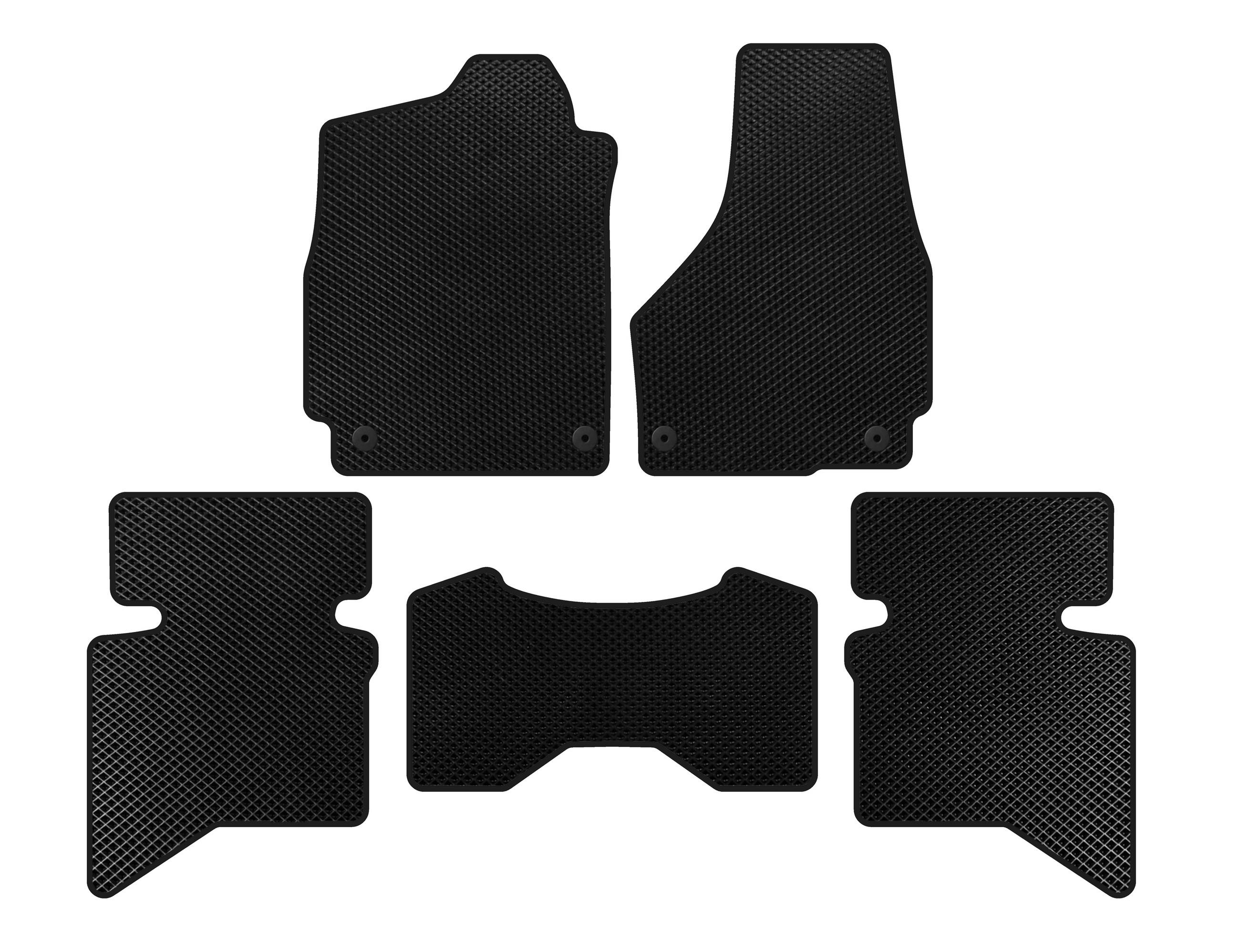 

EVA mats (2009-2025, 5-seater/Four-seater cab, Black) for Dodge RAM