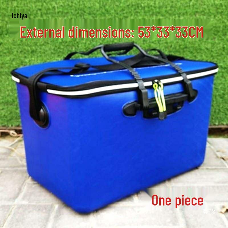 Extra-Large Car-Mounted Fishing Gear Bag with Integrated Molding