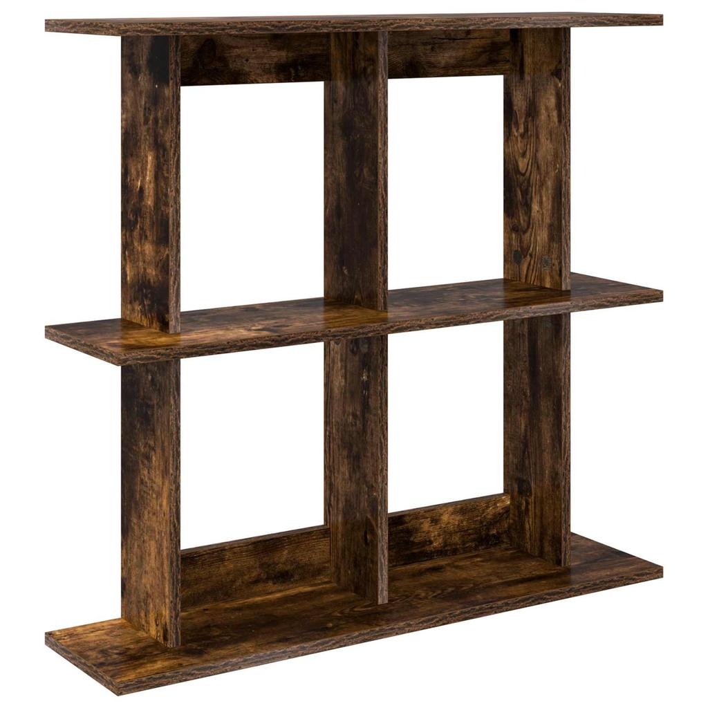 Wall Shelf Wall Mount Brown 80 x 20 x 75 cm Engineered Wood