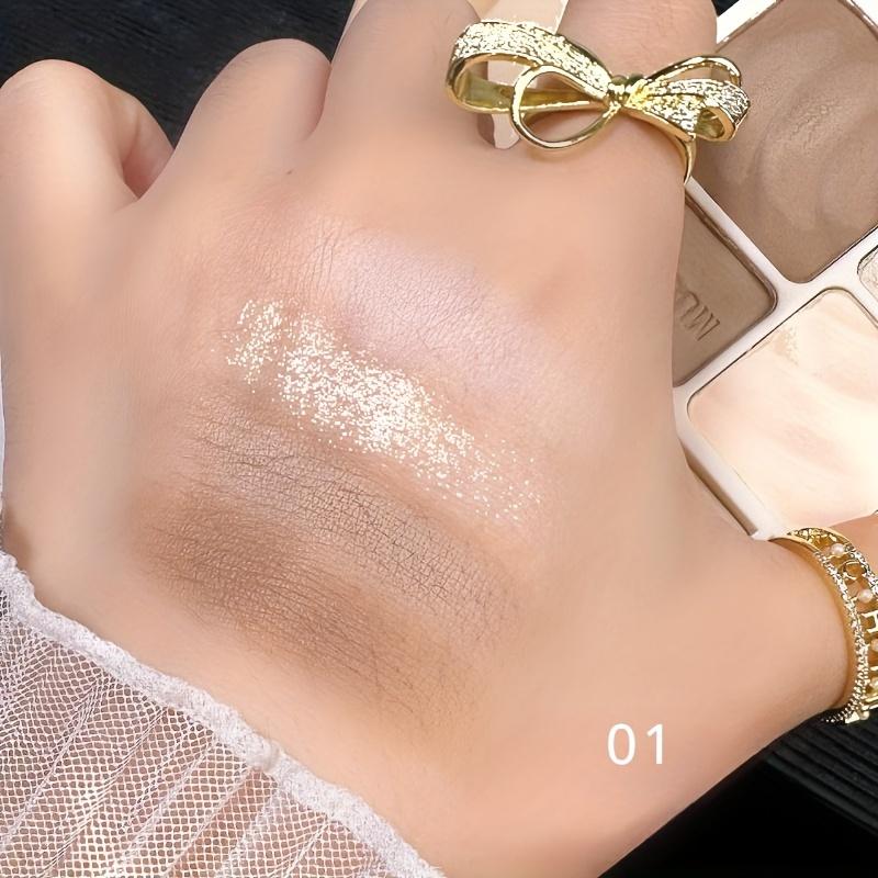 1pc Matte Highlighter Bronzers Palette Face Shading Grooming Powder Makeup Long-Lasting Face Contouring Bronzer Cosmetics