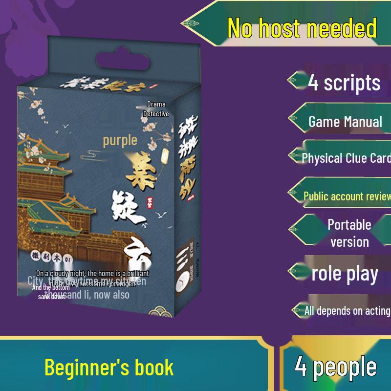 Forbidden City Murder Mystery: Home Party Role-Playing Game