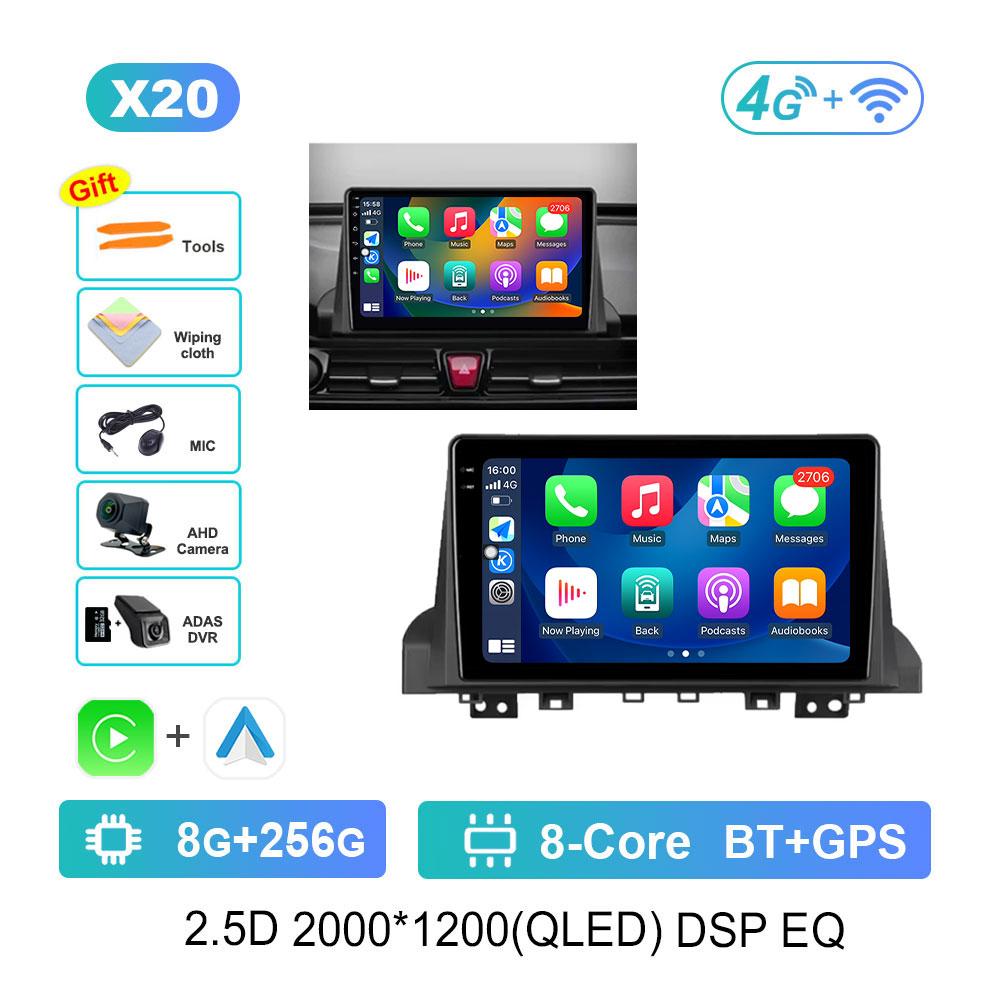 Android 14 For Moskvich 3 2022 - 2024 For JAC JS4 2020 - 2025 Car Radio  Multimedia Player GPS Navi 4G WiFi HD Screen Auto Tools