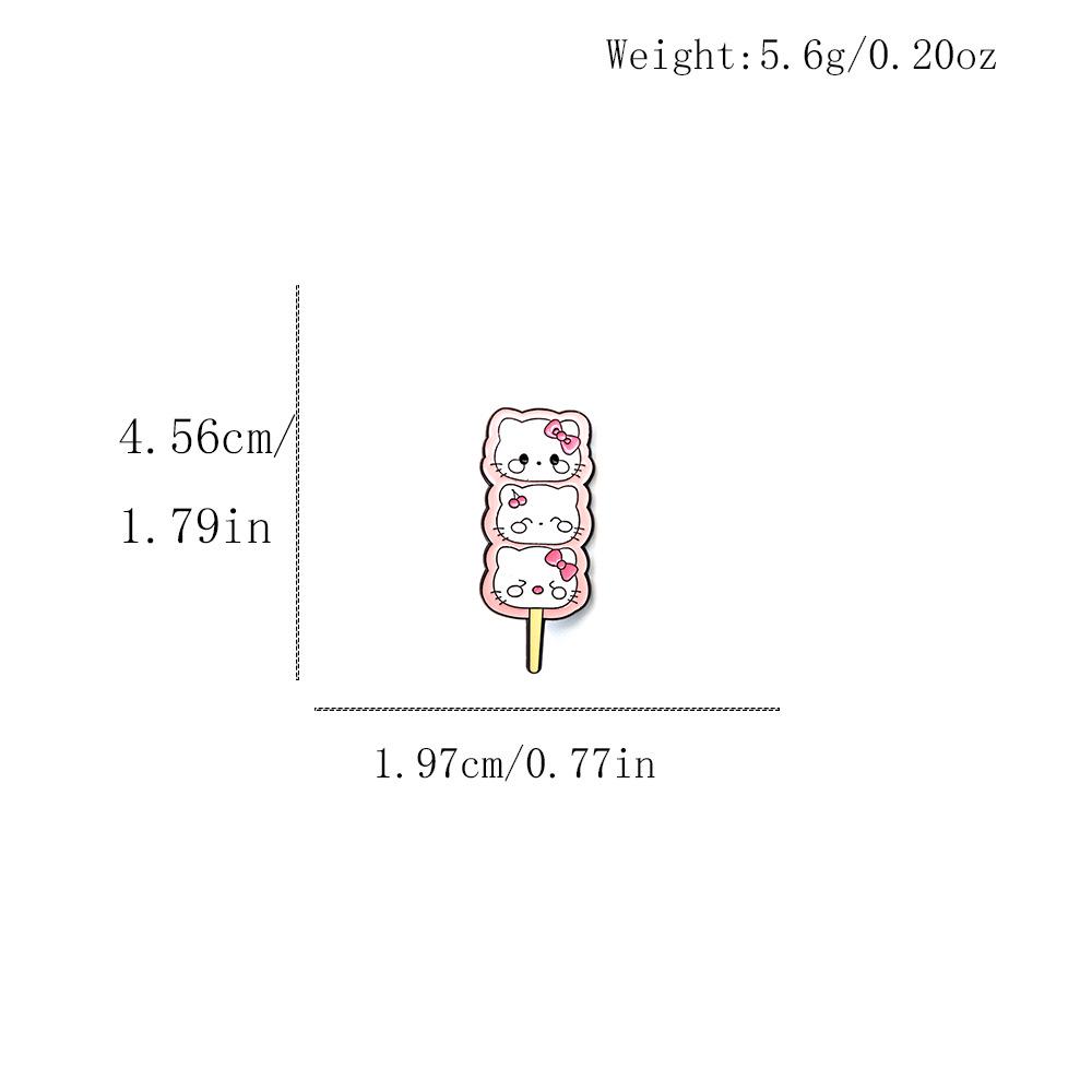 Cartoon Sanrio Tanghulu Brooch: Cute Cinnamoroll & Kuromi Badge