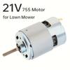 High Power Brush Motor Small High Torque Motor Gear Box Lawn Mower Motor  Lithium Battery