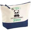 Makeup Bag - PLANETEE - Jennah Don't Touch Panda - Large Size - Cotton - HD Printing - Made In France