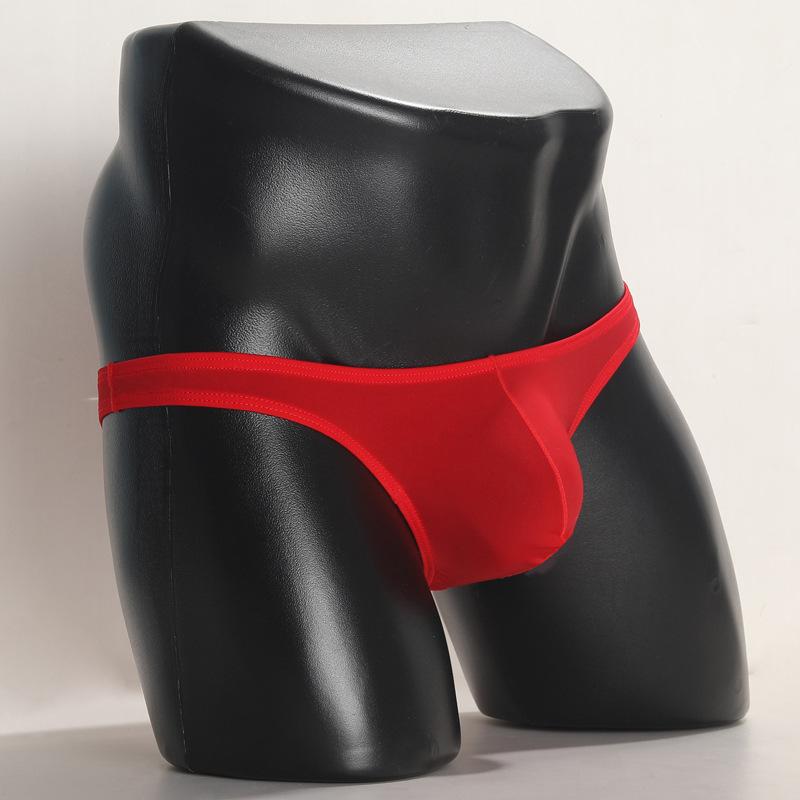 Herren Dreieck Unterwäsche Eis Seide Sommer Sexy Erwachsener Niedrige Taille Herren String Unterwäsche