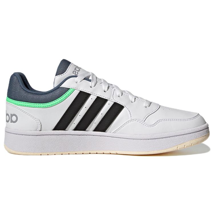 Adidas Hoops 3.0 Low Classic Vintage - Bílá Modrá Mátová Pánské Tenisky Cloud-White Core-Black Wonder-White GY4733