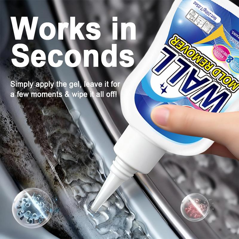 Kitchen Bathroom Stain Remover and Mold Remover Gel Strong Mildew Cleaner  Lasting Protection Anti Mold Cleaning Solution