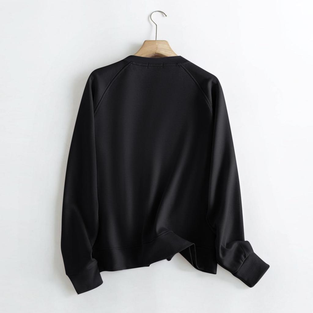 Women's Solid Color Liquid Cotton Loose And Versatile Single Breasted Casual Pocket Hoodie Jacket