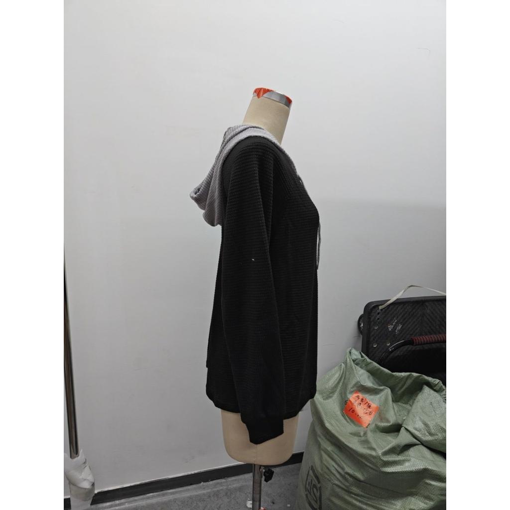 2025 Autumn New Women's Fashion Casual Hooded Button Loose Long Sleeve Sweatshirt