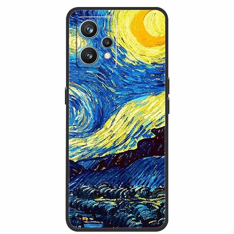 For Realme 9 Case RMX3521 Shockproof Soft silicone TPU Back Cover For Realme9 4G Phone Cases Realme 9 6.4 inch Cute Cartoon Bag