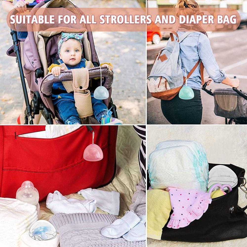 Transparente Reiseaufbewahrung Aufbewahrungskoffer Solide Box Behälter Schnuller Baby