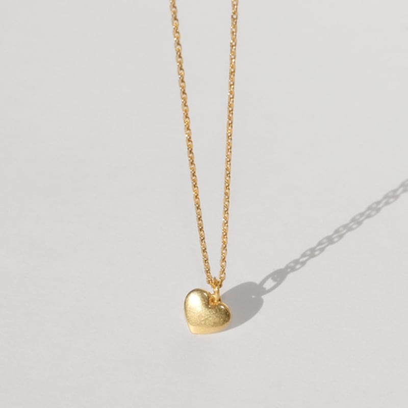 Another Layer Baby Heart Necklace (silver925)(2color)