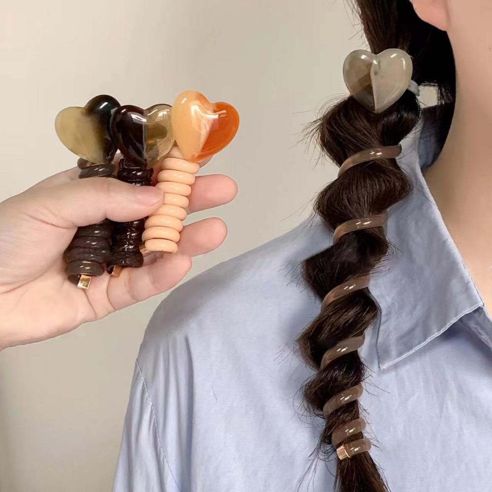New Minimalist Bubble Braid Headband High-quality and Caring Phone Line Hair Loop Tied Ponytail Braid Hair Rope Headband