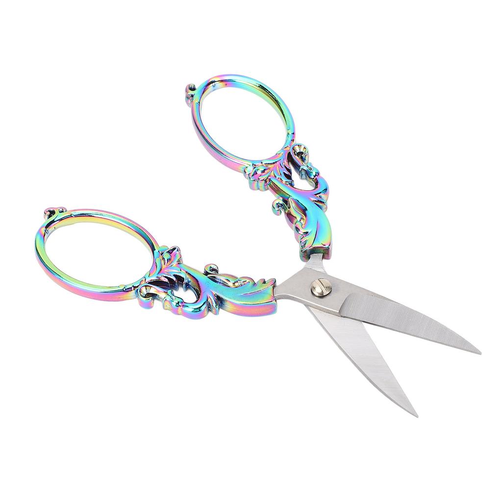 Sewing Embroidery Scissors Multifunctional Vintage European Stainless Steel Stitch Scissors