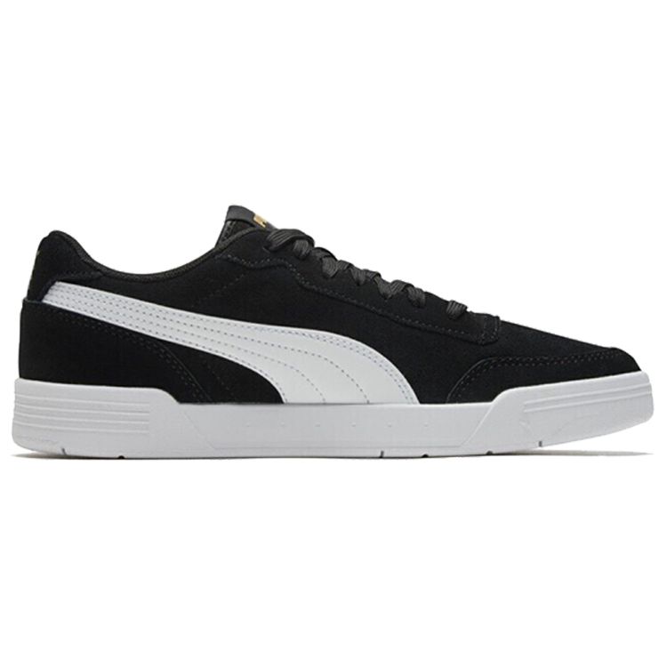 Puma Caracal Black White Unisex Sneakers Team-Gold 370304-01