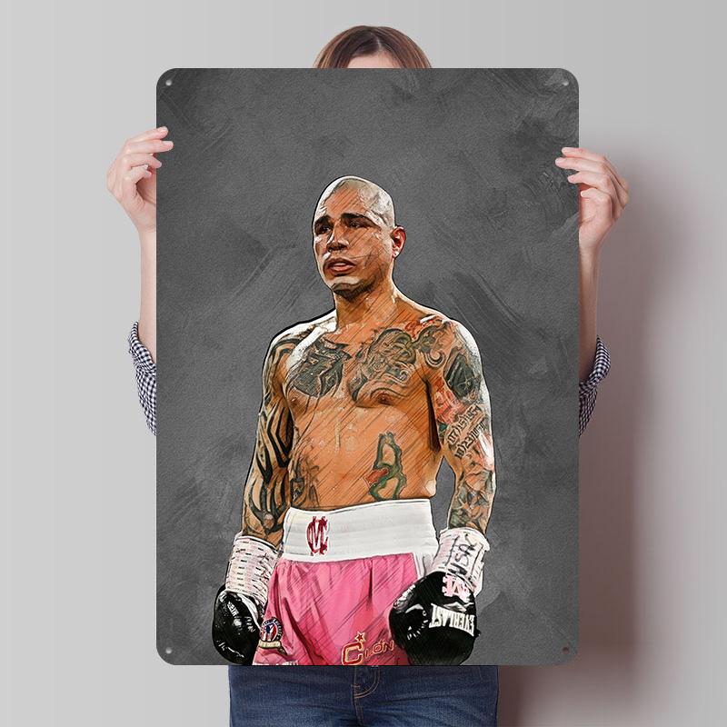 Bernard Hopkins Boxer Metal Posters Custom Vintage Metal Signs Wall Art Tin Plaque for Man Cave Modern Home Decoration Luxury
