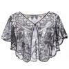 Bling Bling Sequins Poncho Coat Retro Flapper Shawl  Dress Decorative Shoulder