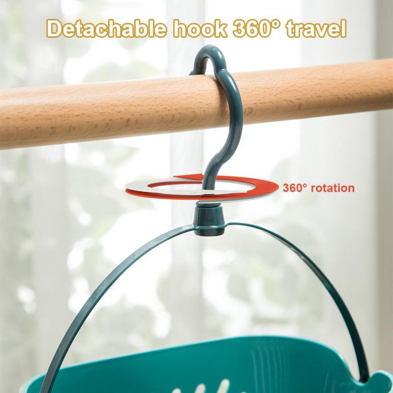 Kitchen Hanging Basket with Rope Hook Storage Ginger Garlic Storage Basket
