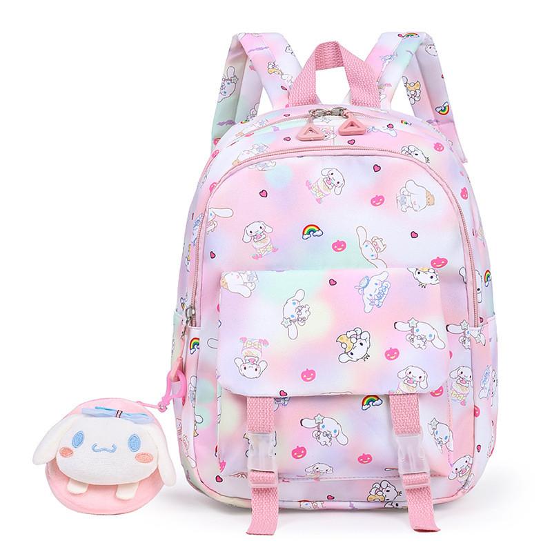 My Melody Cartoon Kids Backpack With Breathable Canvas For Kindergarten Daily Use