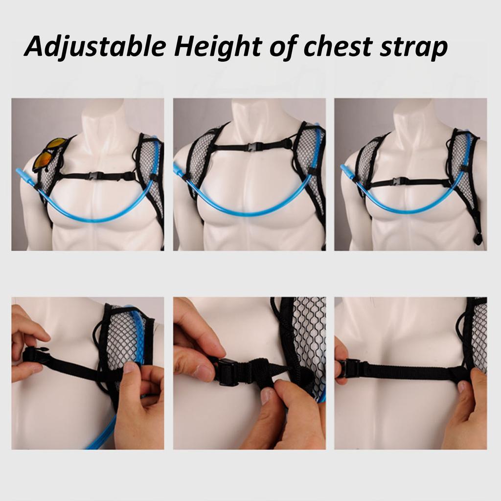 Cycling Backpack Outdoor Running Bag with Drinking Bladder Bicycle Bag Sports Vest Ultralight